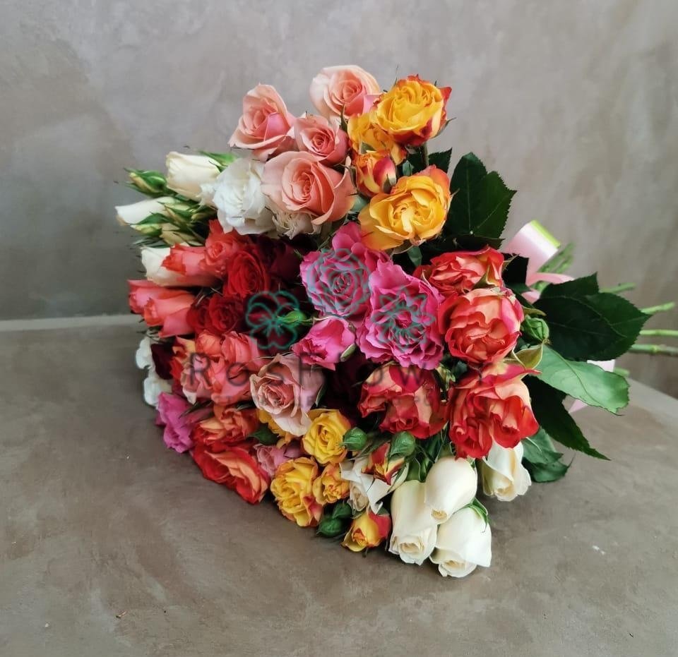 Букет цветов из: Розы в Домбаровский