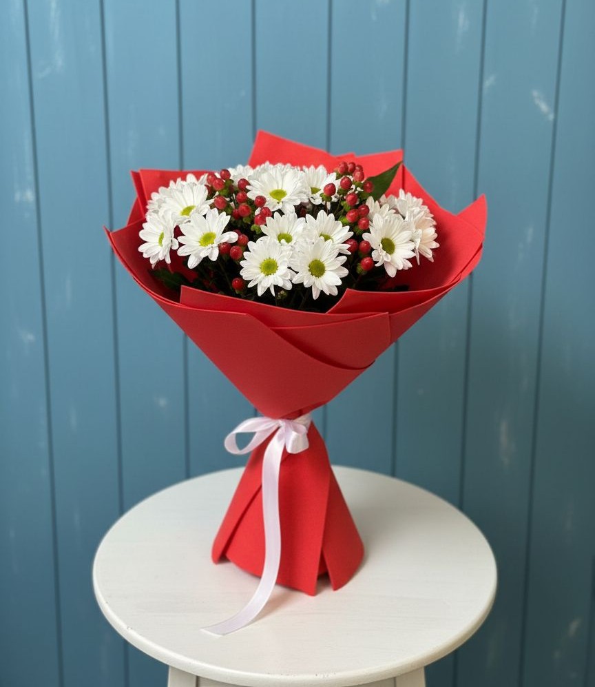 Букет цветов из: Хризантемы в Домбаровский