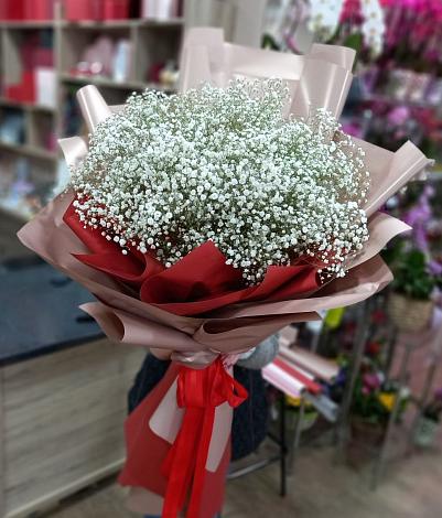 Букет цветов из: Гипсофила в Домбаровский