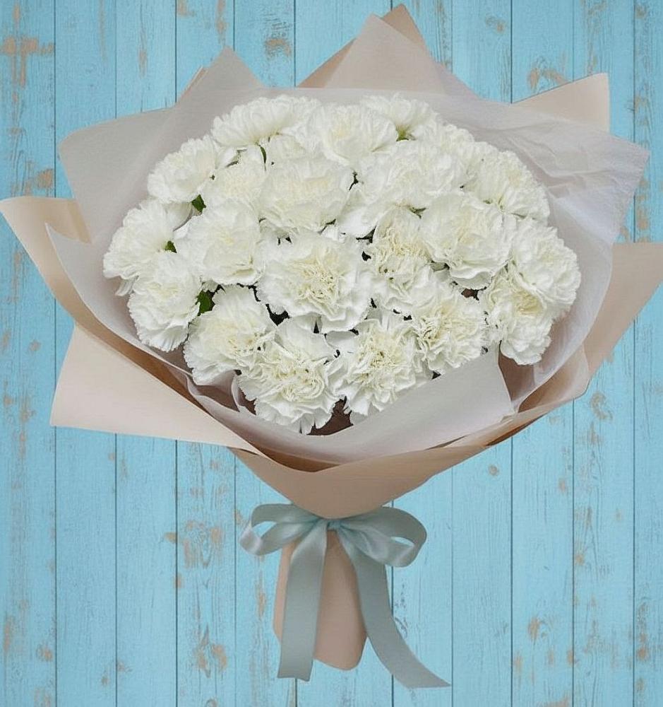 Букет цветов из: Гвоздики в Домбаровский