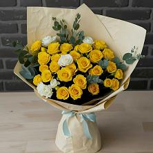 Букет цветов из:  Розы в Домбаровский