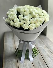 Букет 35 Белых роз в Домбаровский