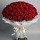 Букет 101 Красная роза Блэк Мэджик в Домбаровский