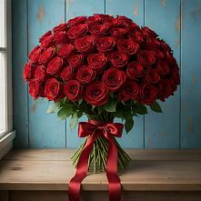 Букет Красные розы Блэк Меджик в Домбаровский