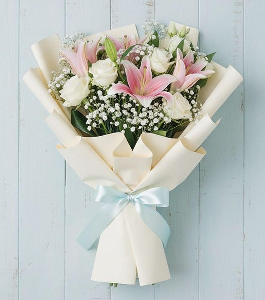 Букет цветов из: Лилии в Домбаровский