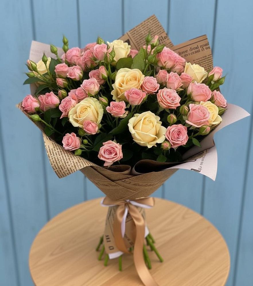 Букет цветов из: Розы в Домбаровский