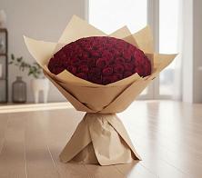 Букет 101 Красная роза в Домбаровский