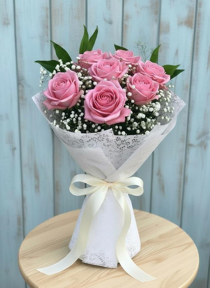 Букет цветов из: Розы в Домбаровский