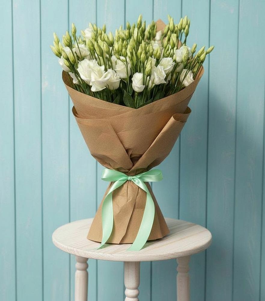 Букет цветов из: Лизиантусы в Домбаровский