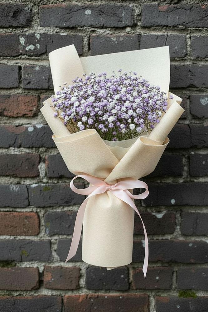 Букет цветов из: Гипсофила в Домбаровский