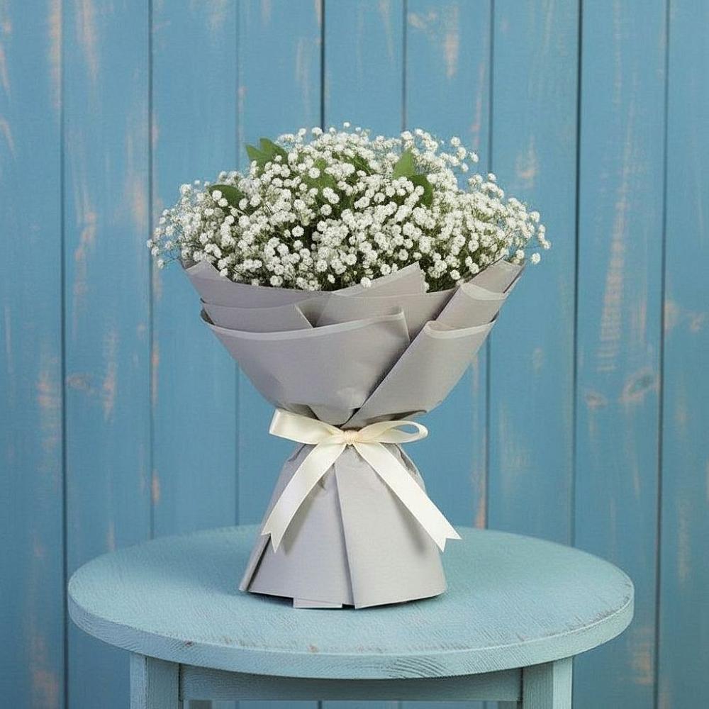 Букет цветов из: Гипсофила в Домбаровский