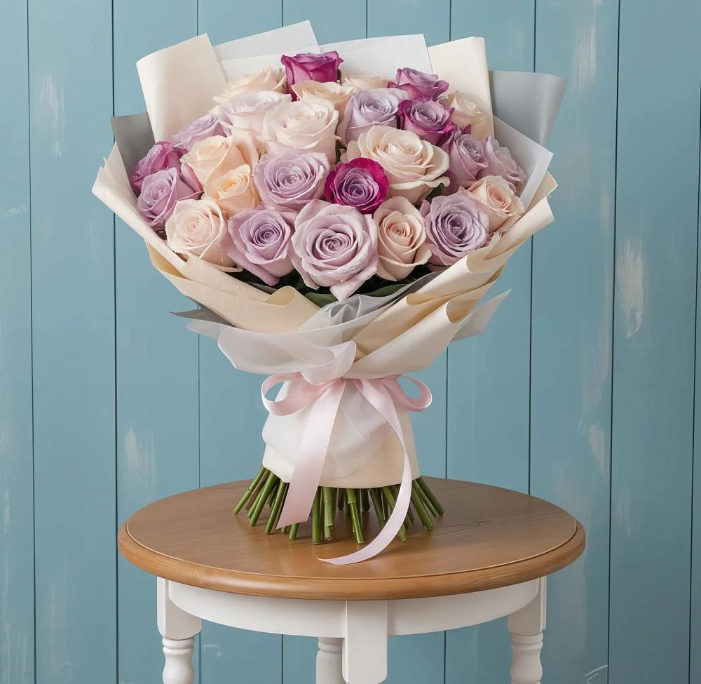 Букет цветов из: Розы в Домбаровский