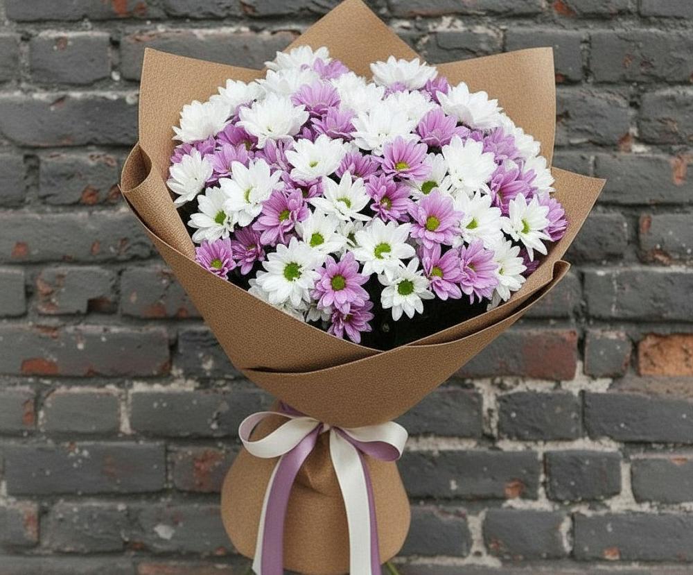 Букет цветов из: Хризантемы в Домбаровский