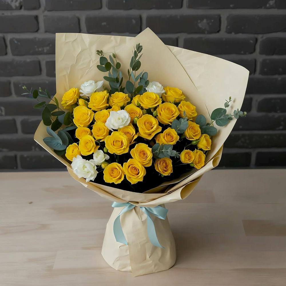 Букет цветов из: Розы в Домбаровский