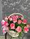 Цветочная композиция из Розы в корзине в Домбаровский