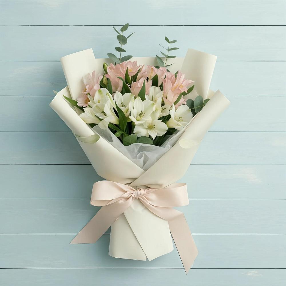 Букет цветов из: Альстромерии в Домбаровский