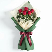Букет цветов из:  Розы в Домбаровский